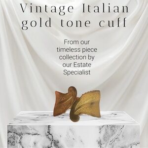 Moons and June Vintage Gold Cuff